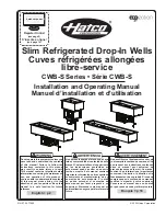 Preview for 1 page of Hatco CWB-S Series Installation And Operating Manual