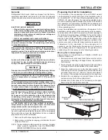 Preview for 7 page of Hatco CWB-S Series Installation And Operating Manual