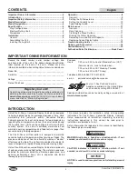 Preview for 2 page of Hatco FLAV-R-SAVOR FSCD Series Installation And Operating Manual