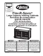 Preview for 1 page of Hatco FLAV-R-SAVOR LFST-48 Installation And Operating Manual