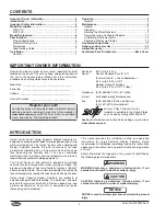 Preview for 2 page of Hatco Flav-R-Savor WFST Series Installation And Operating Manual