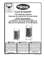 Предварительный просмотр 1 страницы Hatco FLAV-R-SAVOR Installation And Operating Manual