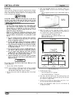 Preview for 14 page of Hatco Glo-Ray Designer GR2A Series Installation And Operating Manual