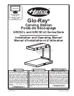 Preview for 1 page of Hatco Glo-Ray GRCSCL Series Installation And Operating Manual