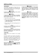 Preview for 6 page of Hatco GLO-RAY Holiday Inn Express GRCMW-1DH Installation & Operating Manual & Replacement Parts List