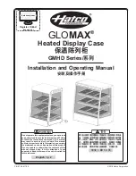 Preview for 1 page of Hatco GLOMAX GMHD-2PT Installation And Operating Manual