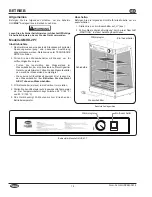 Предварительный просмотр 18 страницы Hatco GLOMAX GMHD Series Installation And Operating Manual