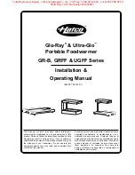 Hatco GR-B Installation & Operating Manual preview