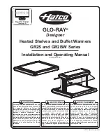 Preview for 1 page of Hatco GR2BW-24 Operating Manual