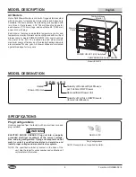 Preview for 4 page of Hatco HDW-1R2 Series Installation And Operating Manual