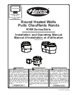 Hatco HEATMAX RHW-1 Operating Manual preview