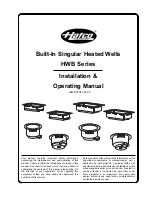 Hatco HWB-11QT Installation & Operating Manual preview