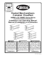 Предварительный просмотр 1 страницы Hatco HXMH Series Installation And Operating Manual