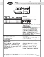 Preview for 2 page of Hatco HYDRO-HEATER FR2-3 Specifications