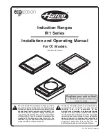 Hatco IR1-3000 Installation And Operating Manual preview