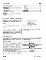 Preview for 2 page of Hatco IR1-3000 Installation And Operating Manual