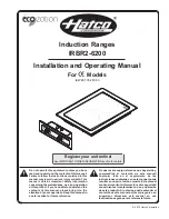 Hatco IRBR2-6200 Installation And Operating Manual preview