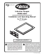 Preview for 1 page of Hatco IRBR2-6200 Installation And Operating Manual