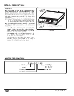 Preview for 4 page of Hatco IRNG-PC1-14 Installation And Operating Manual