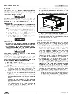 Preview for 6 page of Hatco IWEL Series Installation And Operating Manual