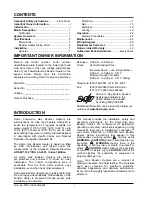 Preview for 2 page of Hatco POWERMITE PMG-100 Installation, Operating, Service And Parts Manual