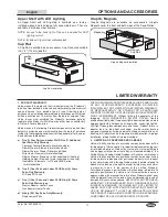 Preview for 11 page of Hatco SW series Installation And Operating Manual