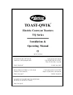 Hatco TOAST-QWIK TQ-300 Installation And Operating Manual preview