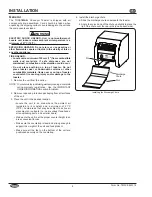 Предварительный просмотр 6 страницы Hatco TOASTMAX TM3 Series Installation And Operating Manual