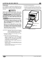 Предварительный просмотр 16 страницы Hatco TOASTMAX TM3 Series Installation And Operating Manual