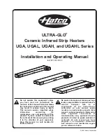 Preview for 1 page of Hatco UGA-18 Installating And Operation Manual