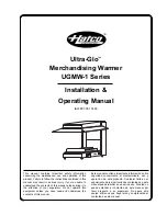 Preview for 1 page of Hatco Ultra-Glo UGMW-1 Installation And Operating Manual