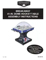 Hathaway BREAKAWAY BG5003 Assembly Instructions Manual предпросмотр