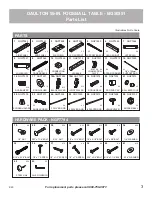 Preview for 3 page of Hathaway Daulton BG50351 Assembly Instructions Manual