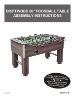 Hathaway DRIFTWOOD BG1135F Assembly Instructions Manual preview