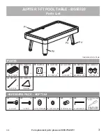 Preview for 3 page of Hathaway Jupiter BG50320 Assembly Instructions Manual