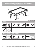 Preview for 8 page of Hathaway Jupiter BG50320 Assembly Instructions Manual