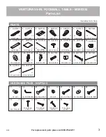 Preview for 3 page of Hathaway Ventura BG50352 Assembly Instructions Manual