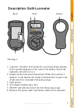 Предварительный просмотр 4 страницы HATO Galli-Luxmeter User Manual