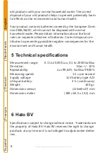 Предварительный просмотр 9 страницы HATO Galli-Luxmeter User Manual