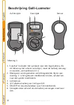 Предварительный просмотр 13 страницы HATO Galli-Luxmeter User Manual