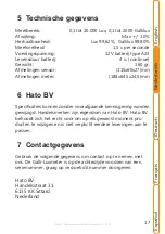 Предварительный просмотр 18 страницы HATO Galli-Luxmeter User Manual