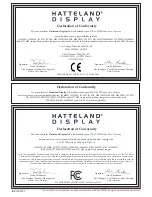 Предварительный просмотр 42 страницы Hatteland HD 08T21 STD-***-F SERIES User Manual