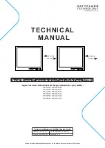 Hatteland HD 12T21 D F Series Technical Manual предпросмотр