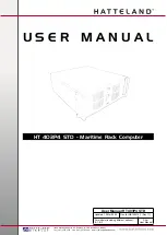 Предварительный просмотр 1 страницы Hatteland HT 403P4 STD User Manual