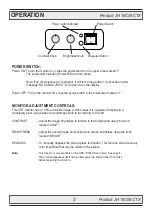 Предварительный просмотр 3 страницы Hatteland JH 15C06 CTX User Manual