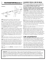 Preview for 2 page of Hatteras Hammocks Deluxe Cushioned Double Swing Assembly Instructions