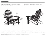 Предварительный просмотр 2 страницы Hatteras Hammocks SUNRISE ADIRONDACK CHAIR Instructions