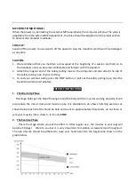 Preview for 14 page of hattrick RB-4000 M Operating Instructions Manual