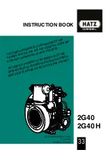 Hatz Diesel 2G 40 H Instruction Book preview