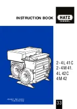 Preview for 1 page of Hatz 2 - 4 L 41 Instruction Book